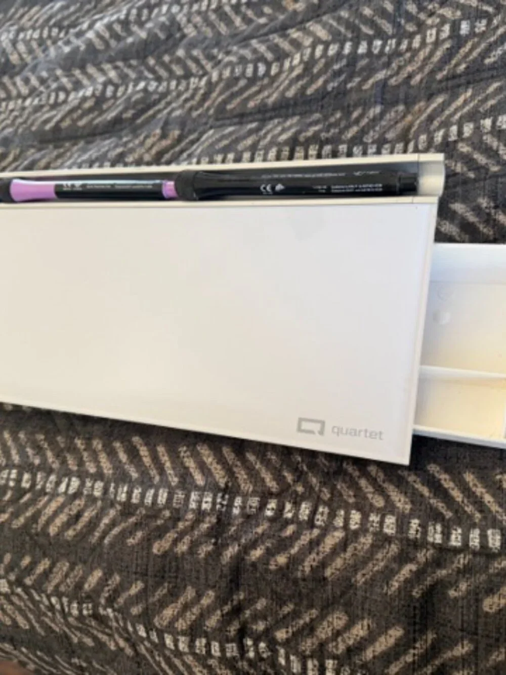 Quartet Glass Dry Erase Desktop Whiteboard Pad (18